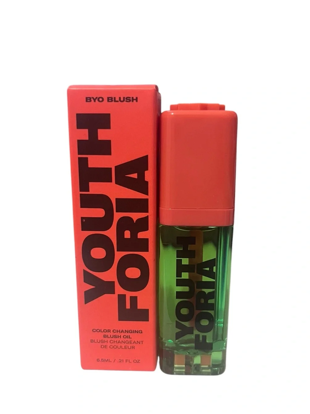 Youthforia BYO Blush Color Changing Blush Oil Chemical Reaction NIB